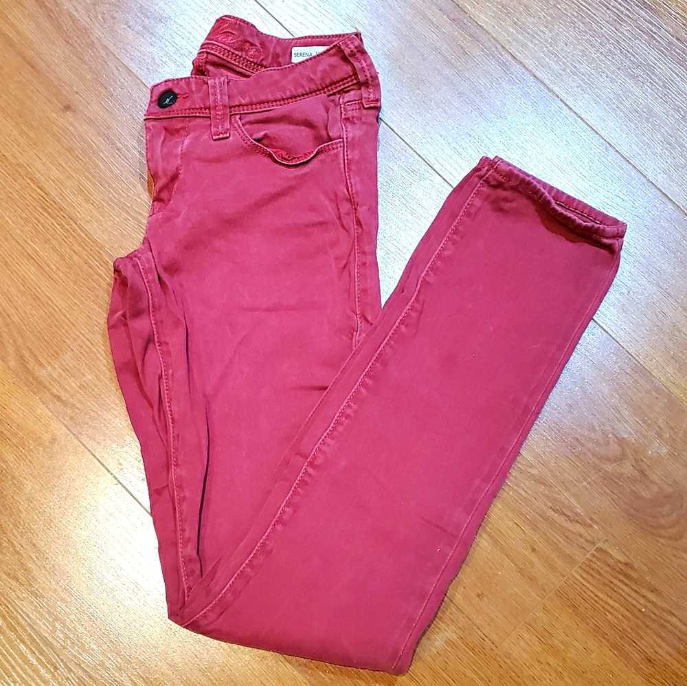 Mavi Serena Red Skinny Jeans